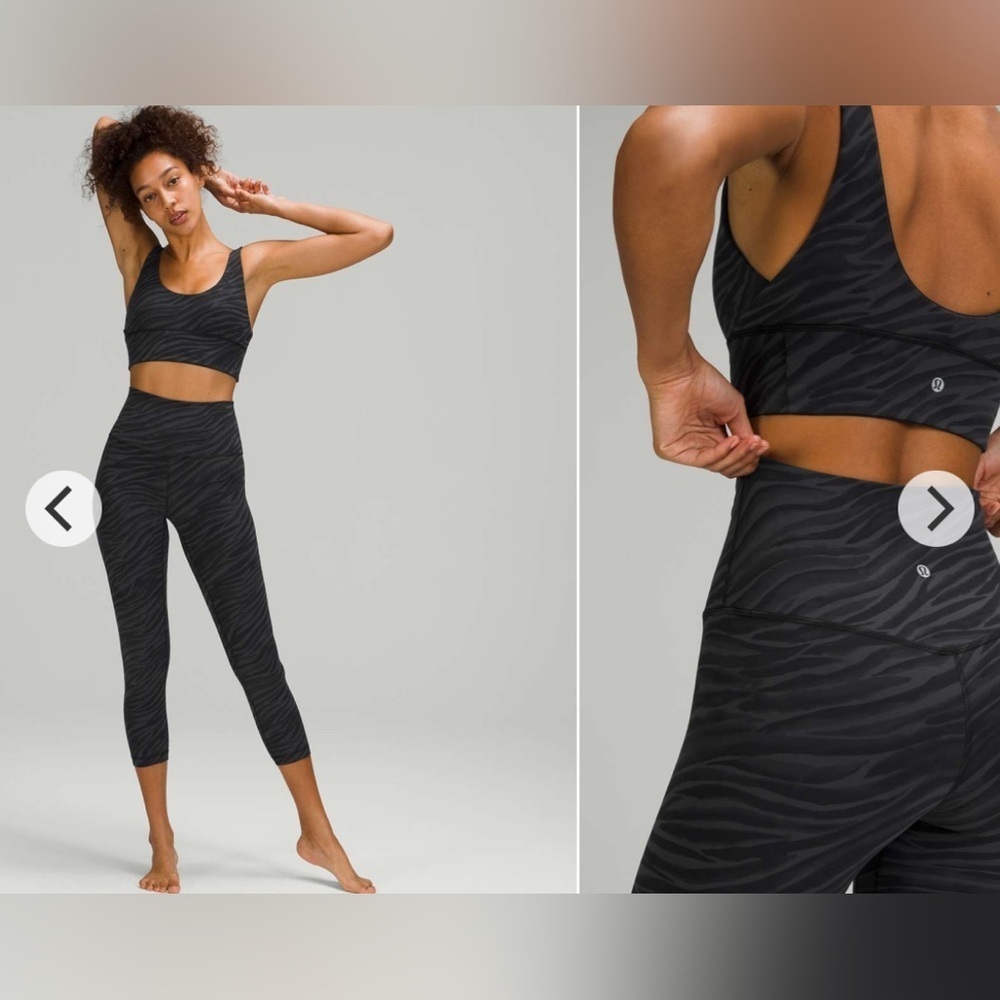Lululemon Align High-Rise Crop 23"
Le Tigre Camo Deep Coal Mult size 6